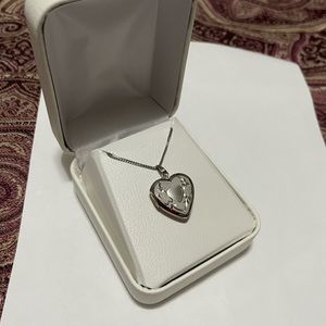 Locket engraved necklace